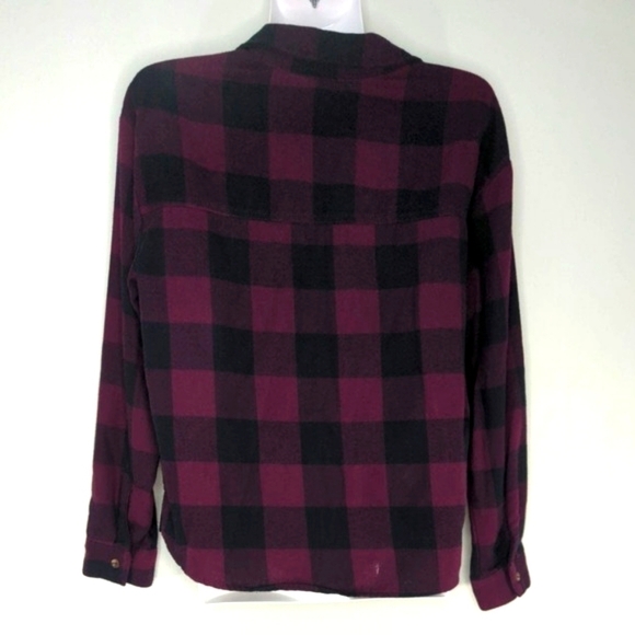 Wild Fable Plaid Button Up Blouse - Picture 3 of 5